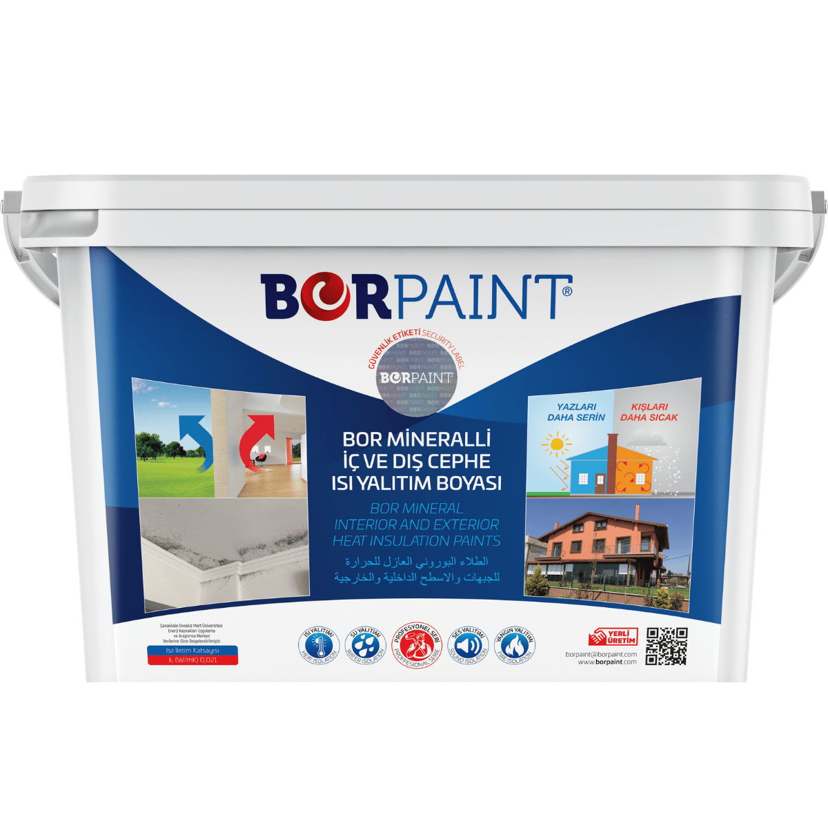 Borpaint Bor Mineralli Isı Yalıtım Boyası