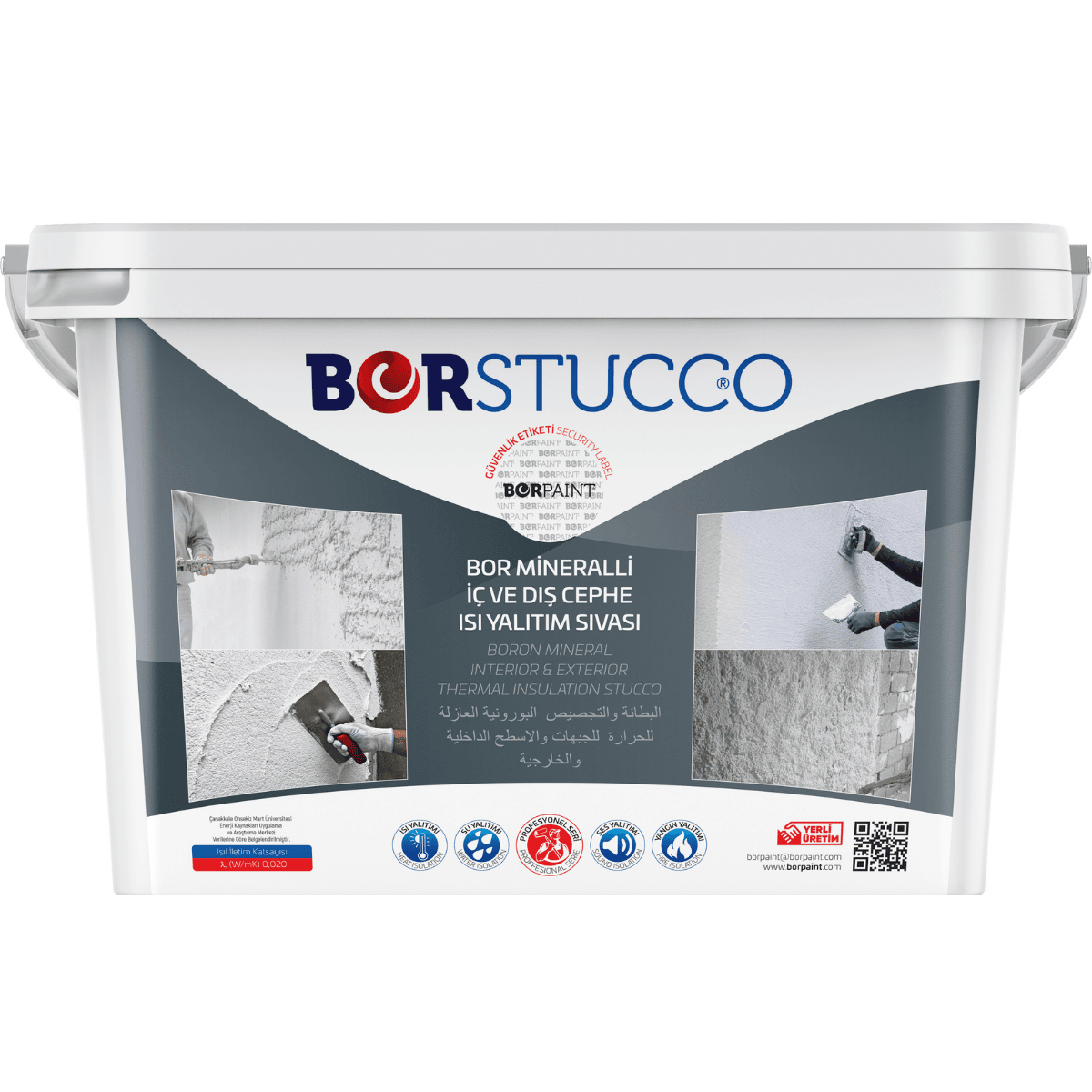 Borstucco Bor Mineralli Isı Yalıtım Sıvası